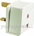 Wellco Wellco Economy Plug In Shaver Adaptor 1a Fused1a Fuse