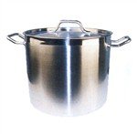 Master Cook 80 Quart (20 Gallon) Aluminum Core 18/8 Stainless Steel Stock Pot w/Cover