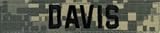 ACU Name Tape - Name on Tape: DAVIS
