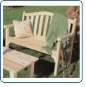 Rustic Cedar - Indoor or Outdoor Camel Back Settee Bench