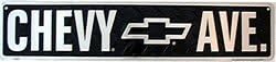 STREET SIGNS Chevrolet Chevy Ave Street Tin Sign 5 x 24in