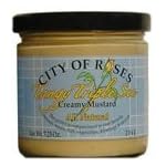 City of Roses All Natural Tangy Triple Sec Creamy Mustard 7.25 oz. Jar