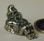 Miniature Gnome Asleep in Pewter by Warwick Miniatures