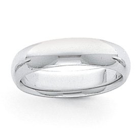 Genuine IceCarats Designer Jewelry Gift Platinum 6Mm Comfort-Fit Wedding Band Size 11.00