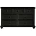 My Haven Black Double Dresser