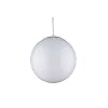 Sea Gull Lighting 6020-15 Single-Light Globe Pendant, White with Opal Glass