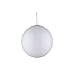Sea Gull Lighting 6020-15 Single-Light Globe Pendant, White with Opal Glass