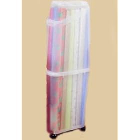 <b>Jumbo Upright Gift Wrap Organizer -Translucent by Iris</b>