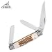 Gerber 22-01035 3-Blade Stag Stockman Fine Edge Lock-Back Pocket Knife