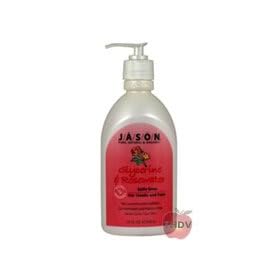 Jason Natural - Satin Soap Glycerine-Rose w/Pump - 16 fl oz