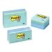 3M Post-it(R) Notes In Aquatic Colors, 3in. x 3in., Pack of 5