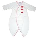 Sckoon Organic Cotton Baby Round Kimono Plum