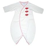 Sckoon Organic Cotton Baby Round Kimono Plum - Size Preemie
