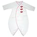 Baby : Sckoon Organic Cotton Baby Round Kimono Plum - Size Preemie