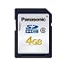 Panasonic RP-SDQ04GE1K SDHC Speicherkarte 4GB Geschwindigkeitsklasse 6 (20 MB/sek Transferrate, unterst�tzt 3D Aufnahmen)