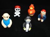 Vinyl Pirate Finger Puppets (24 ct)