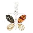 Amber Pendant set in .925 Sterling Silver