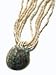 Abalone Genuine Paua Shell Oval Pendant Natural White Bead Necklace P11B