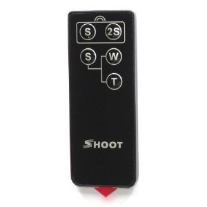 NEEWER® RC-1 IR Remote Control for EOS Rebel XSi 450D, Rebel XTi 400D, XT 350D, Rebel 300D, 30/33/30V, 50/55, kissIII, kissIIIL, 100, 10, 300V, 300X, 300VQD, IX, IXUS Jr/II/III