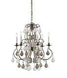6 Light Chandelier. A Regis Collection . (5106-BI-CL-MWP)