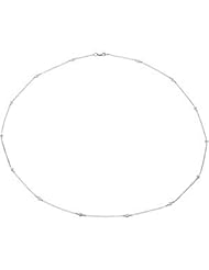 Clevereves 14K White Gold 20.00 Inch 1 6 Ct Tw Diamond Necklace