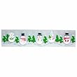 Martha Stewart Crafts - Christmas - Border Stickers with Glitter Accents - Winter Wonderland
