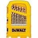 DEWALT DW1969 29 Piece Pilot Point Twist Drill Bit Assortment with Metal Index