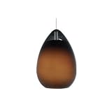 Alina Pendant Finish: Satin Nickel, Shade: Smoke, Mounting Type: 2 Circuit Monorail