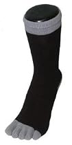 TOETOE Socks Rubber Sole Black & Grey Unisize 4-11 - All Styles