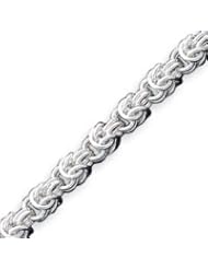 Sterling Silver 7.5 Inch Fancy Link Bracelet - 7.5 Inch
