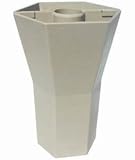 BRELLA VASE - 10 inch Set - Opaque - Desert Sand - Patio Umbrella Vase - 12 Pack