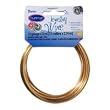 Jewelry Wire, Aluminum, 12 Gauge, Gold, 3yd (Pack of 1)