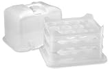 Cupcake Courier Cupcake Caddy - 3 levels - White
