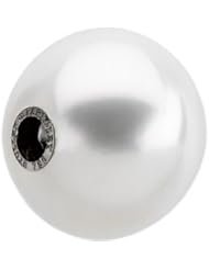Jewelplus South Sea Cultured Pearl Swap 18K White 14.00 Mm Fine Button Full