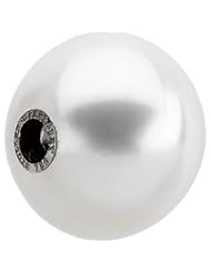 Jewelplus South Sea Cultured Pearl Swap 18K White 15.00 Mm Fine Button Full