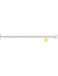Sweethearts® Enamel Heart Charm Bracelet Sterling Silver " Xoxo " 85511