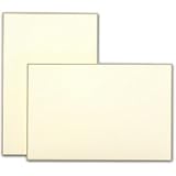 25 Ecruwhite #9 Gold Bordered Printable Cards