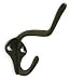 Battalion 1XNF3 Coat Hook, 2 Hook Ends, Bronze