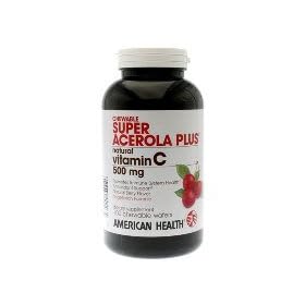 American Health Super Acerola Plus Chewable 500mg