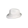 Michael Jackson White Cotton Fedora / Solid Cotton Fedora