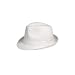 Michael Jackson White Cotton Fedora / Solid Cotton Fedora