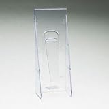 Deflecto 55601 deflect-o Stand Tall Leaflet Wall Pocket, 4 9/16w x 2 3/4d x 11 3/4h, Clear
