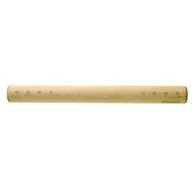 Typhoon Grip-IT Beech Rolling Pin with Measurements
