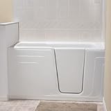 Clarke Air Massage Biscuit Color Bath Low Above Floor Rough Walk-In Bathtub A3053D-AFR: 53 x 30 x 36