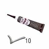 pebeo ポーセレン150 ライナー　20ml　ピューター（黒っぽいグレー）