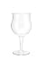 Zak Designs Flare 17-Ounce Clear Wine Goblets, Set of 6