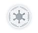Star Wars White Imperial Logo Belt Buckle Sci Fi Space Geek Luke Skywalker Vader