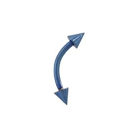 Titanium Curved Barbell Eyebrow Ring