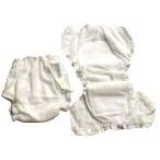 Blue Penguin Cotton Snap-On Fitted Diaper -5 pack - Sz SM