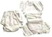 Blue Penguin Cotton Snap-On Fitted Diaper -5 pack - Sz SM